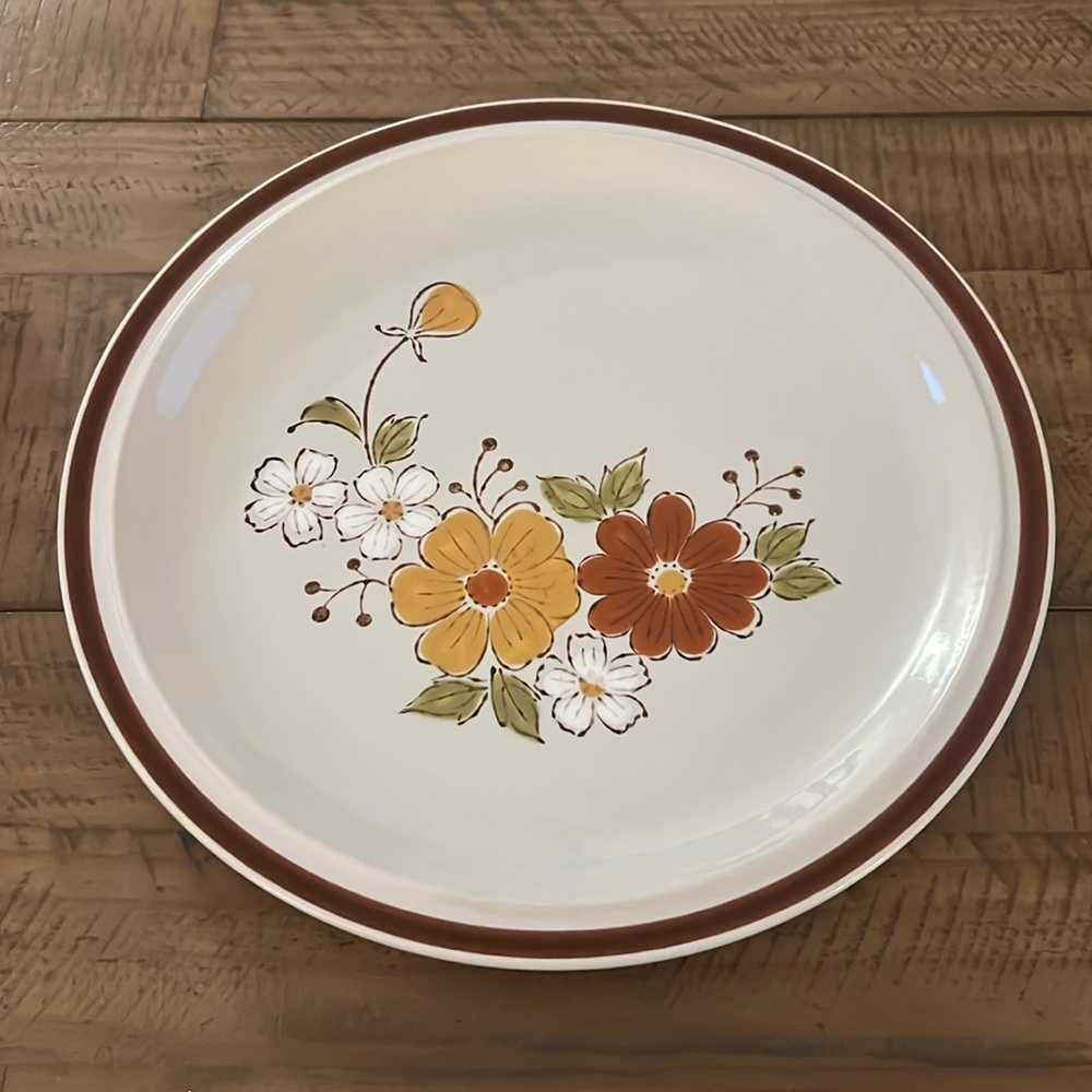 Mioko Designer Collection Dinner Platter Plate - Stoneware